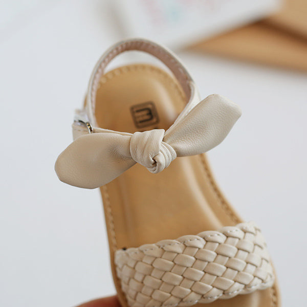 Wholesale Kids Woven Sandals Faux Leather Baby Supplies